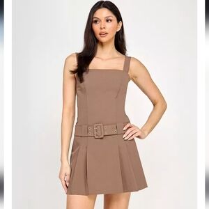 SENI & CADE BELTED DRESS